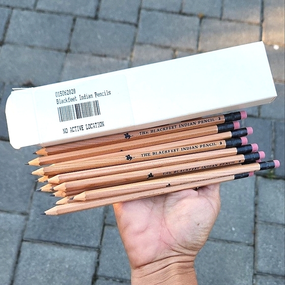 Blackfeet Indian Other - Blackfeet Indian Set Of 12 #2 Pencils RARE